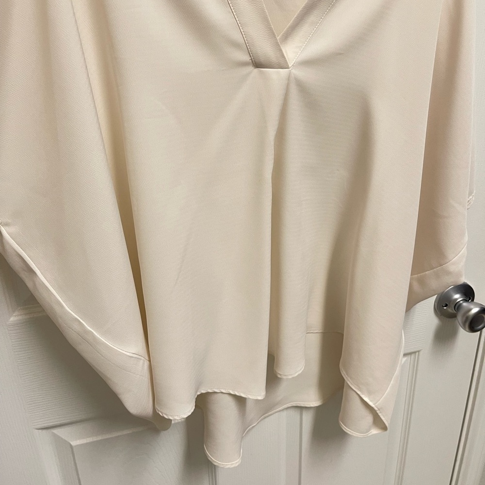 HATCH Maternity Cream Blouse - Picture 5 of 10